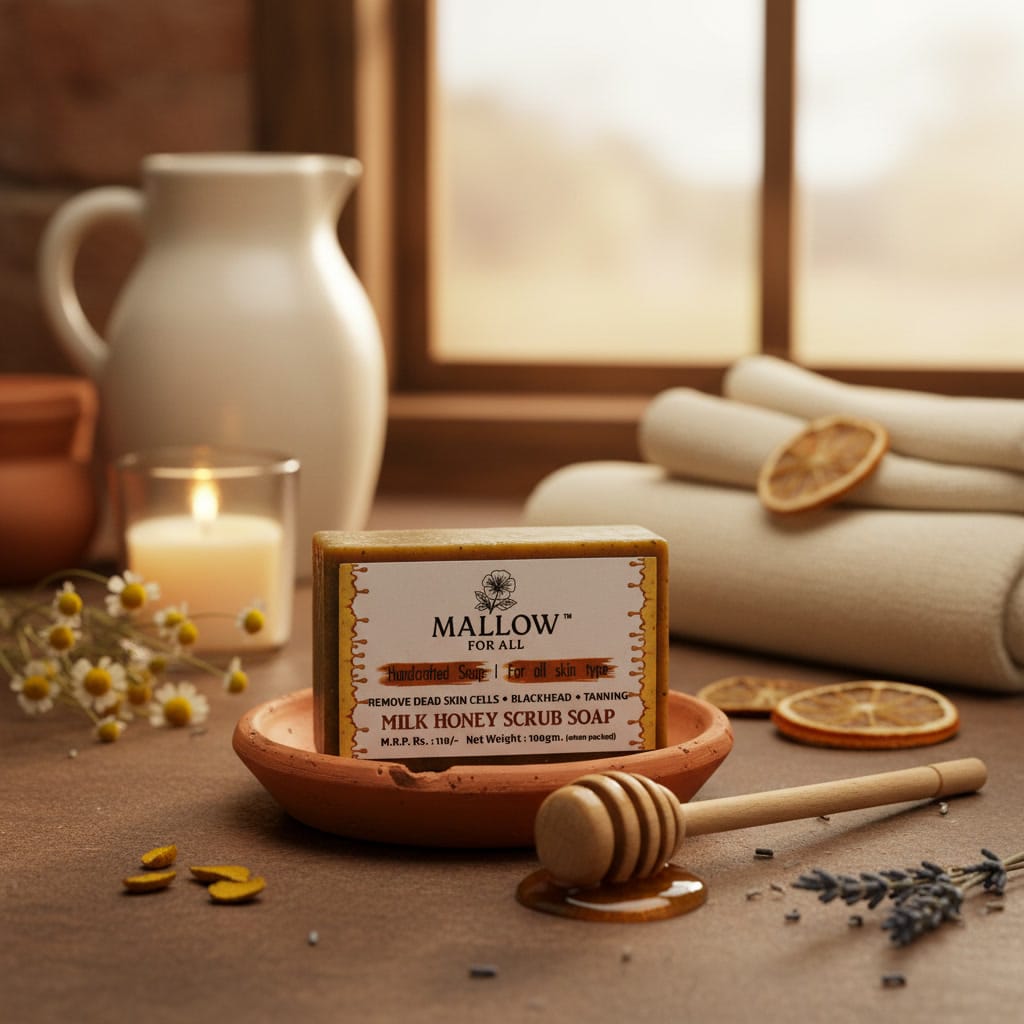 Milk Honey Scrub Soap - Image 6