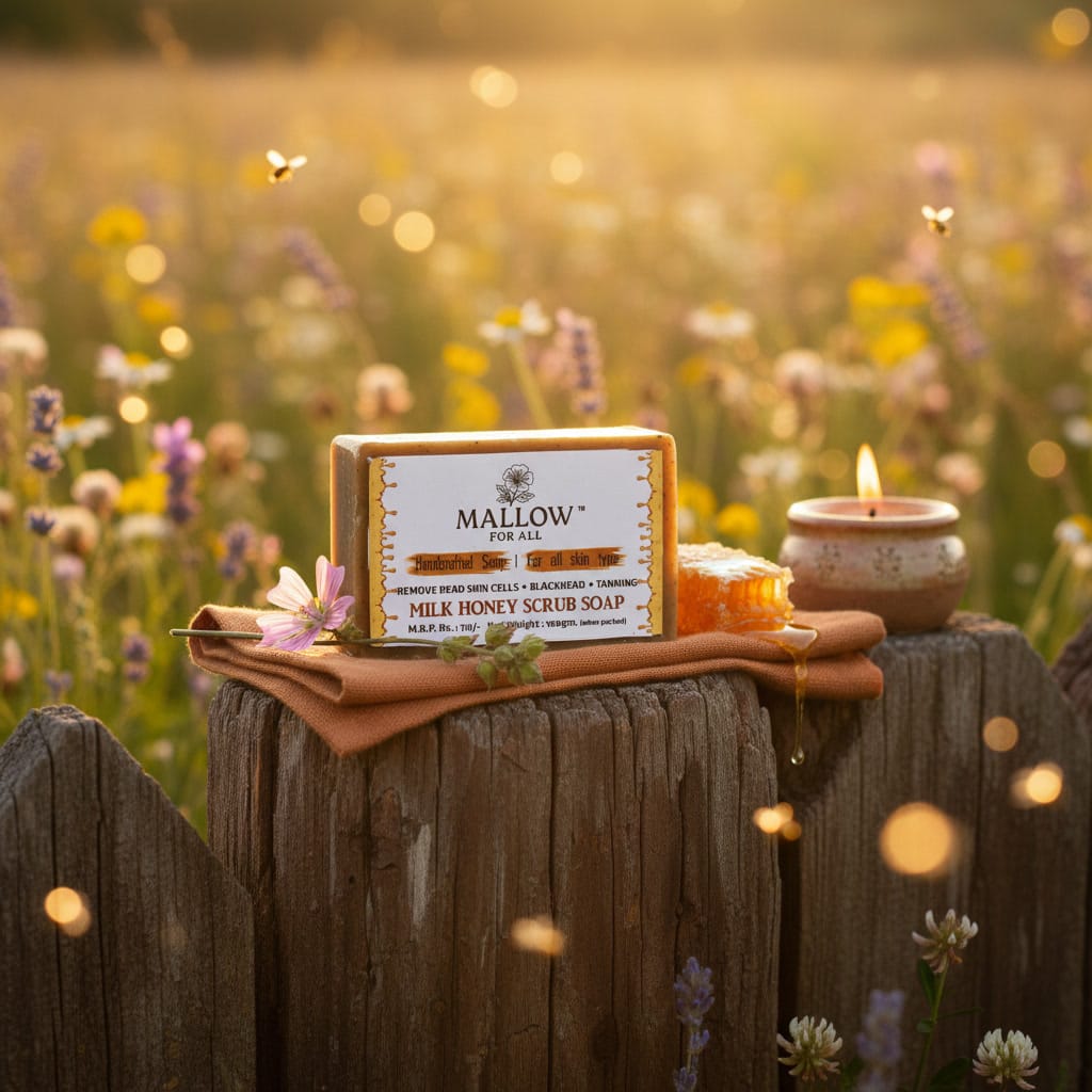 Milk Honey Scrub Soap - Image 5