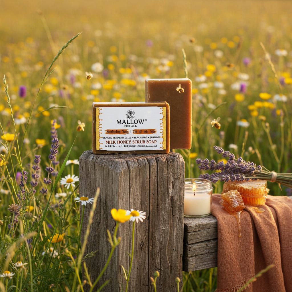 Milk Honey Scrub Soap - Image 4