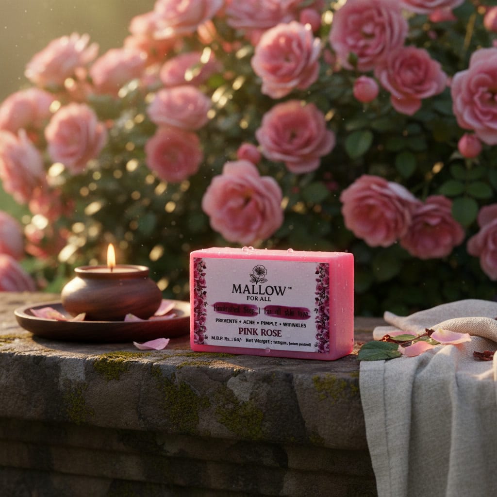 Pink Rose Soap - Image 2