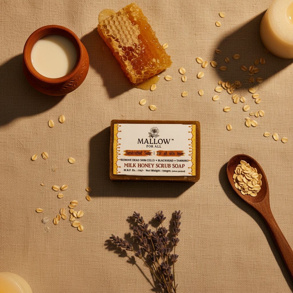 Milk Honey Scrub Soap - Image 3