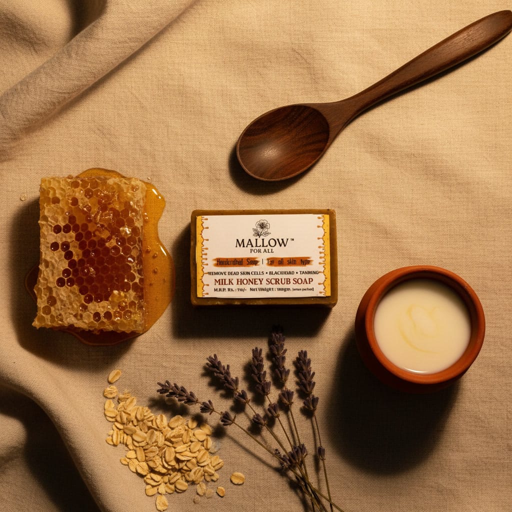 Milk Honey Scrub Soap - Image 2